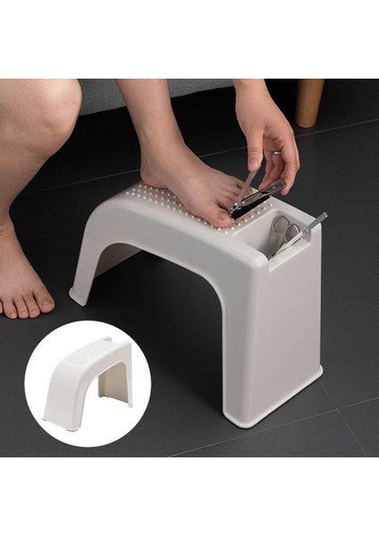 Duş Ayak Dinlenme Standı Çok Fonksiyonlu Duş Ayak Tabure Ev Beyaz modelleri