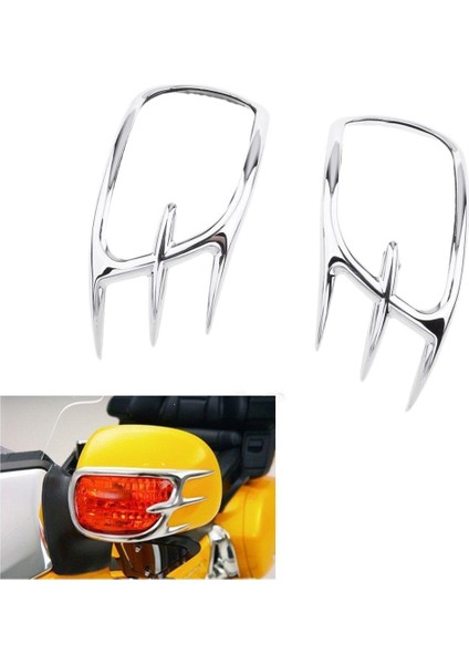 Krom Dönüş Sinyal Işıkları Dekorasyon Trimler Için Honda Goldwing GL1800 06-2011 fiyatları