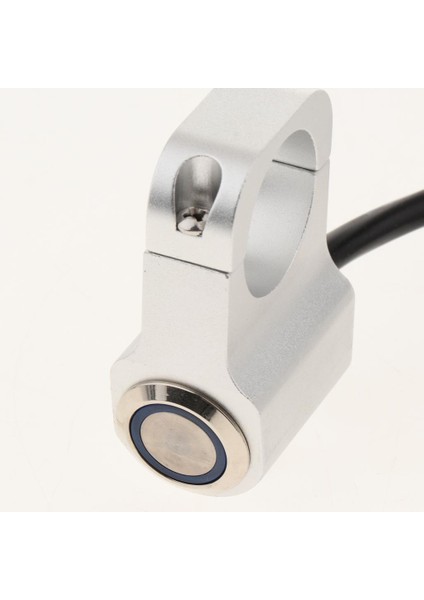 12 V Motosiklet Gidon Far Push Button Anahtarı Su Geçirmez Açma Mavi