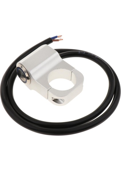 12 V Motosiklet Gidon Far Push Button Anahtarı Su Geçirmez Açma Mavi