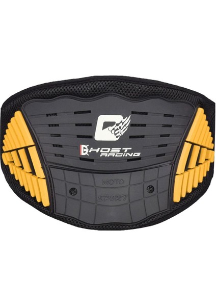 Motosiklet Motocross Yarış Böbrek Kemeri Desteği Bel Pateni Koruyucu Dişli Sarı fırsatları