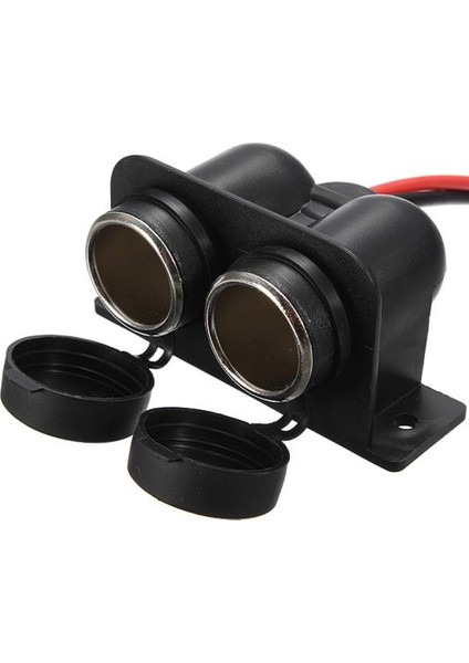 12 V Su Geçirmez Motosiklet Tekne Araba Çakmak Soket Fiş 10A 120 W