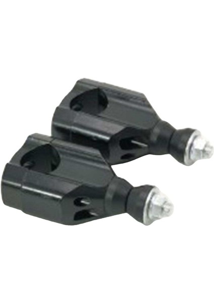 Motosiklet 2 Adet 1 1/8 "kolu Yağ Bar Dağı Kelepçeleri Riser Kir Bisiklet Siyah Için