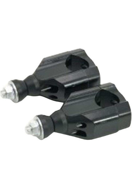 Motosiklet 2 Adet 1 1/8 "kolu Yağ Bar Dağı Kelepçeleri Riser Kir Bisiklet Siyah Için