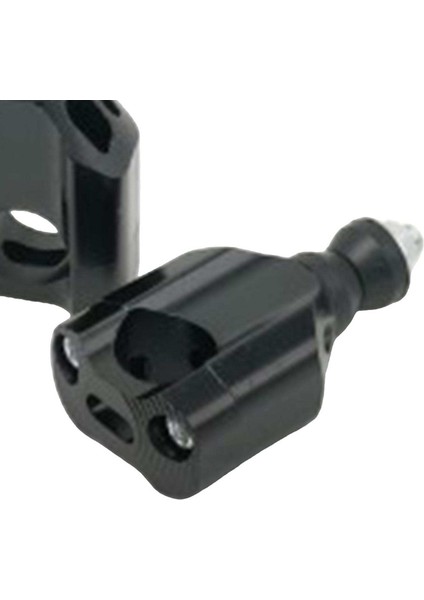 Motosiklet 2 Adet 1 1/8 "kolu Yağ Bar Dağı Kelepçeleri Riser Kir Bisiklet Siyah Için
