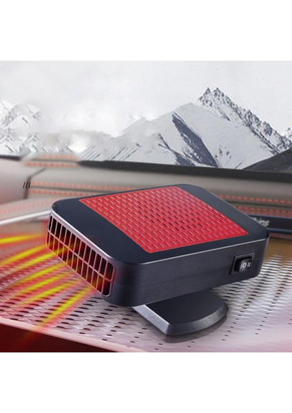 Taşınabilir Araba Isıtıcı Araç Monte Hızlı Isıtma Oto Isıtıcı Kış 12 V Kırmızı Için Fit fırsatları