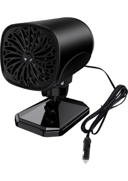 Oto Araba Isıtıcı Takma Sigara Çakmak Dokuman Otomobil Ön Cam Fan 12 V Siyah