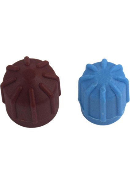 4 Parça Dayanıklı Abs Plastik R134A R12 Araba Oto Ac Valf Yüksek Düşük Kapak