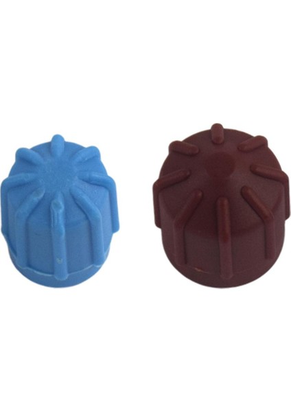 4 Parça Dayanıklı Abs Plastik R134A R12 Araba Oto Ac Valf Yüksek Düşük Kapak