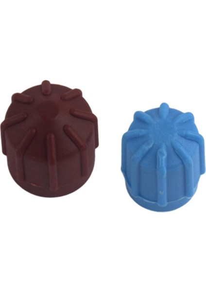 4 Parça Dayanıklı Abs Plastik R134A R12 Araba Oto Ac Valf Yüksek Düşük Kapak