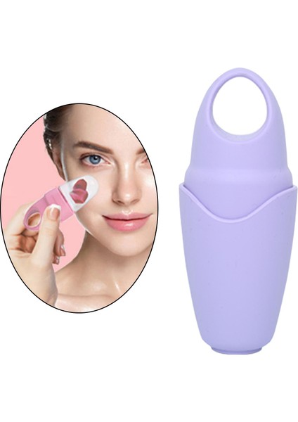 Küçük Kullanımlık Buz Masaj Kupası, Fitness Yüz Kriyosfer Masajı, Soğuk Masaj Rulo Aracı Erkekler Kadınlar Için 11X4.5 cm - Mor(Yurt Dışından) modelleri