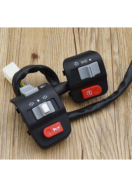 Gidon Horn Dönüş Sinyalleri Elektrikli Başlangıç ​​anahtarı 12VDC Yamaha Için indirimleri