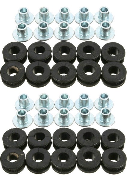Suzuki Kawasaki Için Honda Yamaha Için 20 Motosiklet Kauçuk Grommet Cıvata(Yurt Dışından)