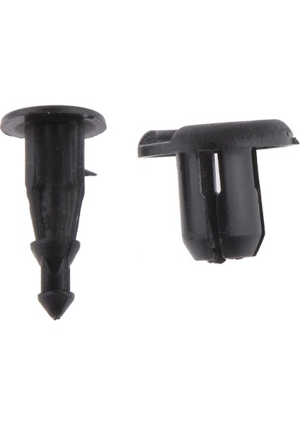 50 Adet 10MM Klipler Push Tipi Perçin Tutucu Raptiye Tampon Honda Black B02 Için