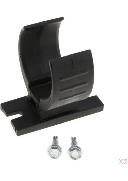 2 Paket Rv Tekne Metal Braketi 7 Için - Düz Kamyon ve Römork Fişi