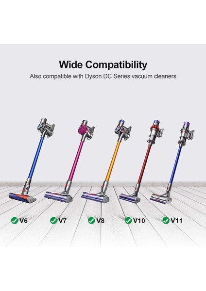 Dyson Elektrikli Süpürge V7 V8 V10 V11 Karışık At Kılı Için Yedek Parça Sert Zemin Fırça Başlığı (Yurt Dışından)