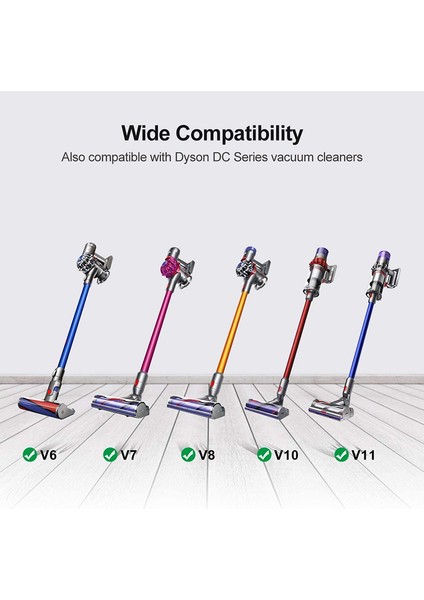 Dyson Elektrikli Süpürge V7 V8 V10 V11 Pp Için Yedek Parçalar Sert Zemin Fırça Başlığı (Yurt Dışından)