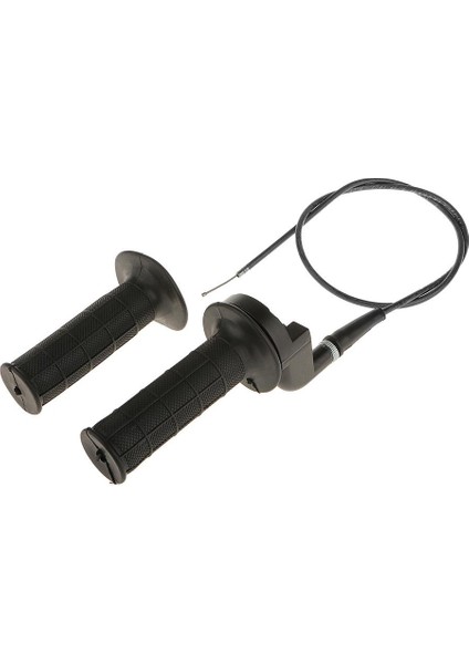 Evrensel Motosiklet Gaz Kelebeği Siyah Kablo Kiti 7/8 "veya 22MM Bar Scooter