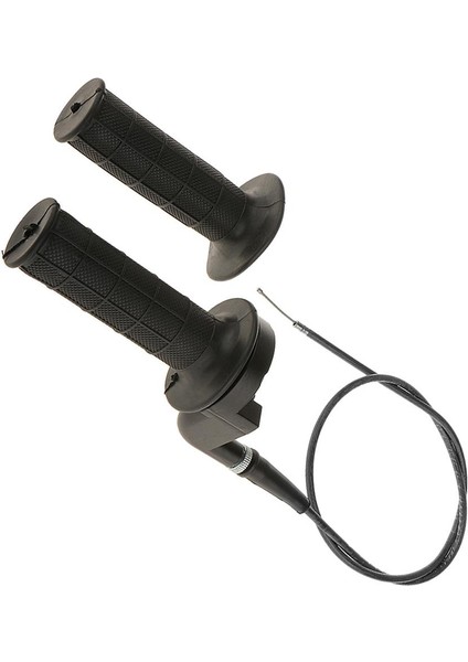 Evrensel Motosiklet Gaz Kelebeği Siyah Kablo Kiti 7/8 "veya 22MM Bar Scooter fiyatları
