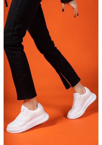 Beyaz Kadın Sneaker 0012153 fiyatları