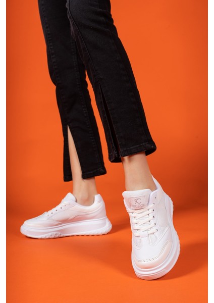 Beyaz Kadın Sneaker 0012153 fırsatları