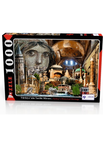 Türkiyenin Tarihi Mirası 1000 Parça Puzzle Yapboz