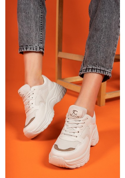 Bej Vizon Kadın Sneaker 0012140 modelleri