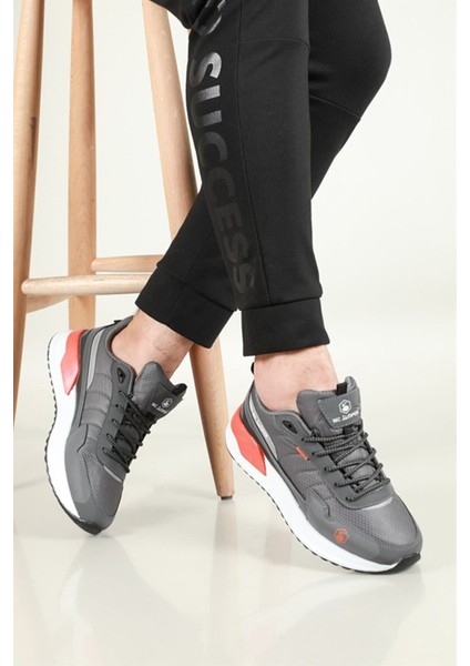 Günlük Rahat Füme Oranj Erkek Spor Ayakkabı Buyuk Numara 45-46-47