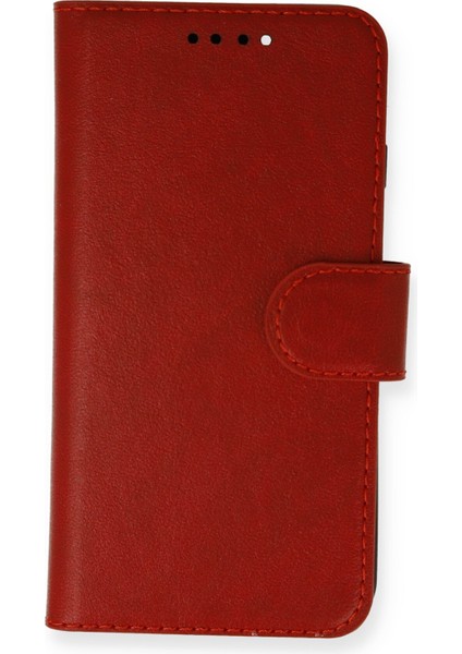 Oppo A54 4g Kılıf Kapaklı Cüzdan Standlı Deri - Kırmızı fırsatları