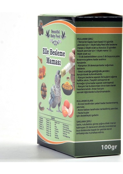 Beautıful Elle Besleme Maması 100GR fiyatları