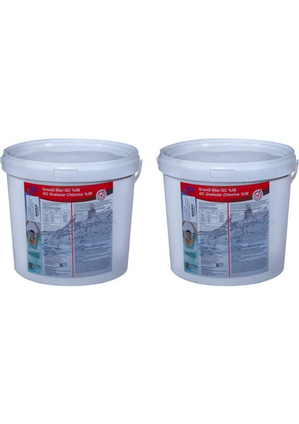 Gc 35 kg Chlor Stabilize Diklor Granül %56 Aktif Klor - Granular Chlorine