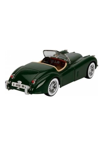 Bburago Burago 1/24 Ölçek 1951 Jaguar Xk 120 Roadster Klasik Model Araba Koyu Yeşil modelleri