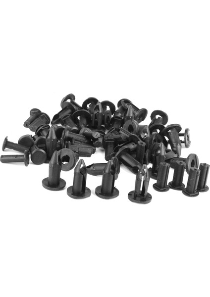 30 Adet Naylon Perçine Push Perçinler Için Tutucu Klipler Araba Tampon Çamurluk 8mm Delik B27 (Yurt Dışından)