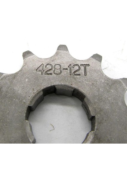 12T 428 Zincir / Pitch Ön Zincire Cog Pit / Trail / Dirt Bike Atv Quad 20MM (Yurt Dışından)