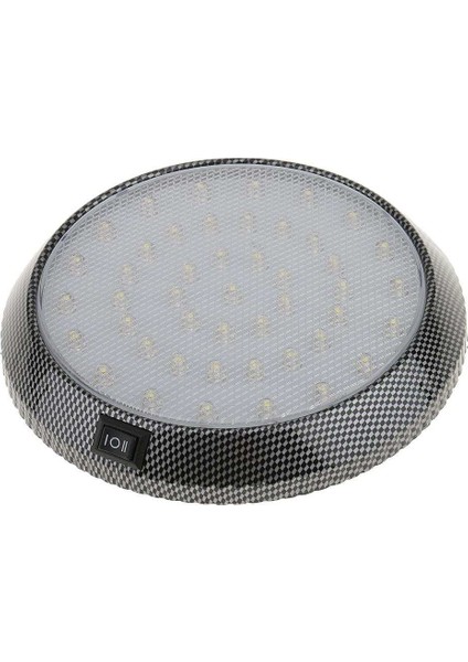 DC12V 46-Led Araç Araç Iç Kapalı Çatı Tavan Kubbe Işık Lambası Beyaz (Yurt Dışından)