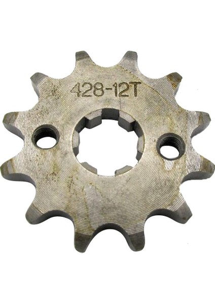 12 T Dişler 17MM 428 Çukur Quad Dirt Bike Için Zincir Ön Zincir Dişli Dişli Dişli Cog (Yurt Dışından)