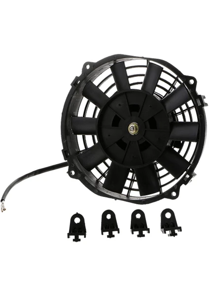 8 '' Yüksek Kalite 80 W 12 V Araba Kamyon Araç Motosiklet Radyatör Soğutma Fanı (Yurt Dışından)