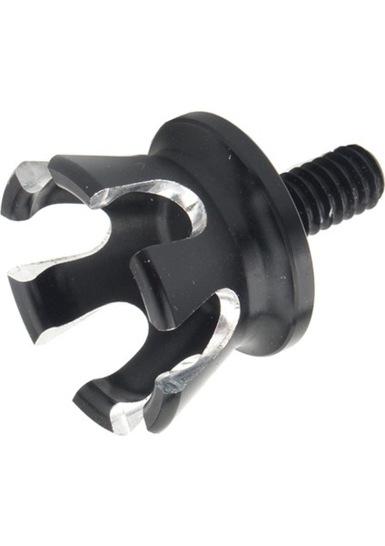 Motosiklet 1/4 "taç Tarzı Alüminyum Koltuk Vida Cıvataları Için Harleys Siyah 02 (Yurt Dışından)