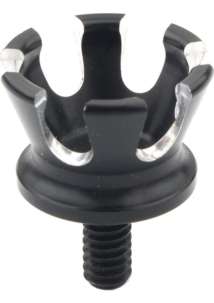 Motosiklet 1/4 "taç Tarzı Alüminyum Koltuk Vida Cıvataları Için Harleys Siyah 02 (Yurt Dışından) indirimleri