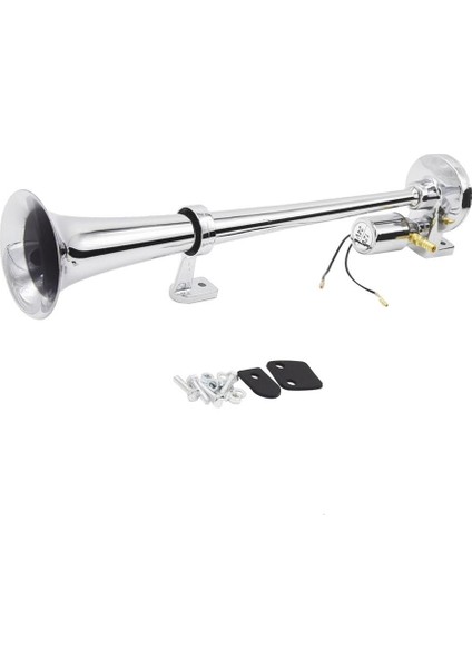 18 "hava Horn Tek Trompet Süper Loud 150DB 12/24 V Kompresör Set Araba Kamyon (Yurt Dışından)