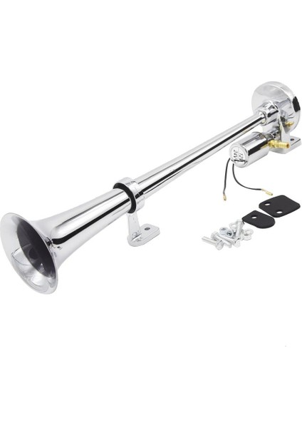 18 "hava Horn Tek Trompet Süper Loud 150DB 12/24 V Kompresör Set Araba Kamyon (Yurt Dışından)