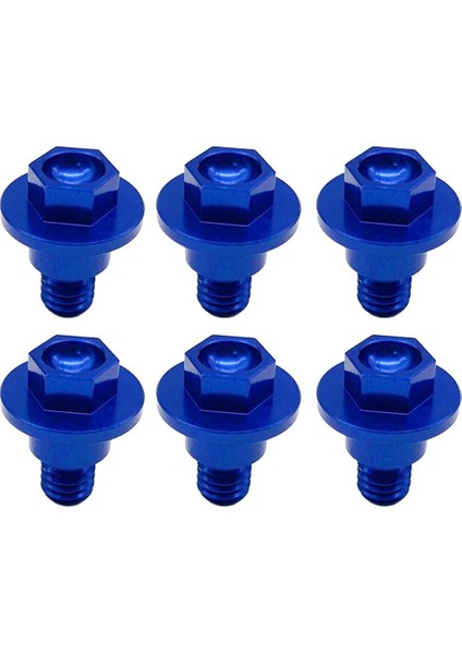 6 Adet Ön Çatal Koruma Cıvataları Vida 2000-2017 2018 2019 Freeride, Mavi (Yurt Dışından)