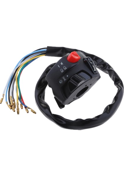 Motosiklet Evrensel 7/8 "gidon Horn / Sinyal Işıkları Kontrol Anahtarı Assy (Yurt Dışından)