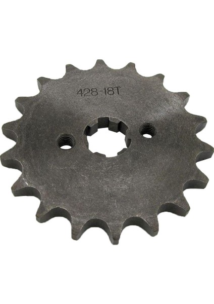 18 T Dişler 17MM 428 Zincir Ön Zincir Dişli Dişli Dişli Çukur Dörtlü Kir Bisiklet Için (Yurt Dışından)