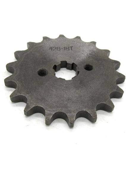 18 T Dişler 17MM 428 Zincir Ön Zincir Dişli Dişli Dişli Çukur Dörtlü Kir Bisiklet Için (Yurt Dışından)