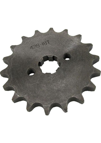 18 T Dişler 17MM 428 Zincir Ön Zincir Dişli Dişli Dişli Çukur Dörtlü Kir Bisiklet Için (Yurt Dışından)