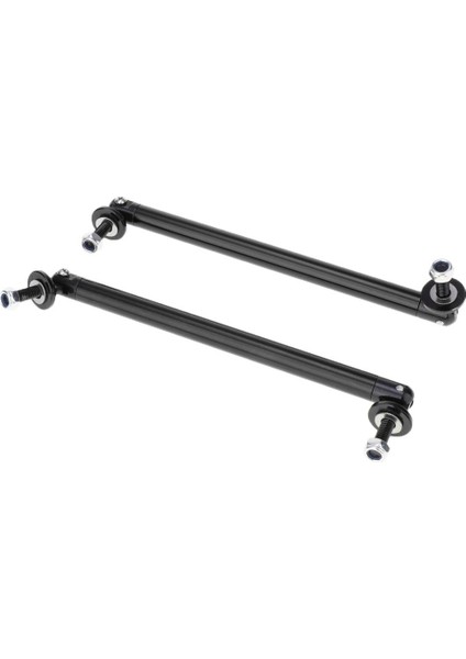 2x Ayarlanabilir Alüminyum Tampon Dudak Splitter Strut Çubuk Kravat Çubukları 150MM Siyah (Yurt Dışından)