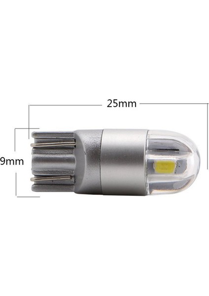2 Parça Araba T10 Smd Gümrükleme Numarası Plaka Lambası Için LED Işık Ampul Buz Mavisi (Yurt Dışından) fiyatları