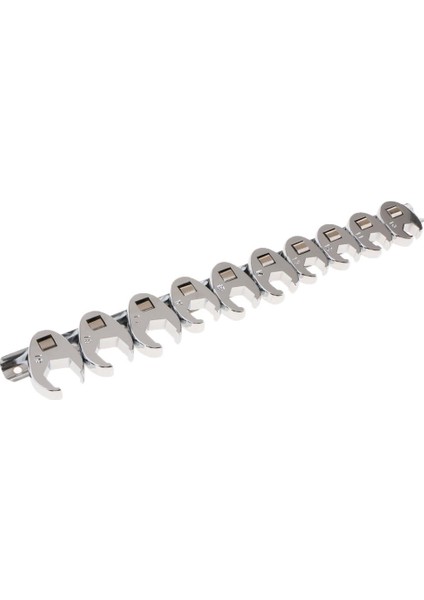 10 Adet Flare Somun Crowfoot Hattı Hex Anahtarı Seti 3/8 "sürücü Açık Son Anahtarı (Yurt Dışından)