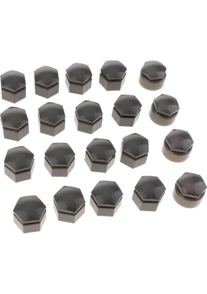 20 Set 19 mm Araba Tekerlek Lastik Somun Pabucu Toz Koruyucu Hub Vida Gri Kapakları (Yurt Dışından) fiyatları
